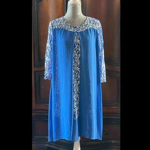 Classy Vintage Lace midi formal semi formal dress